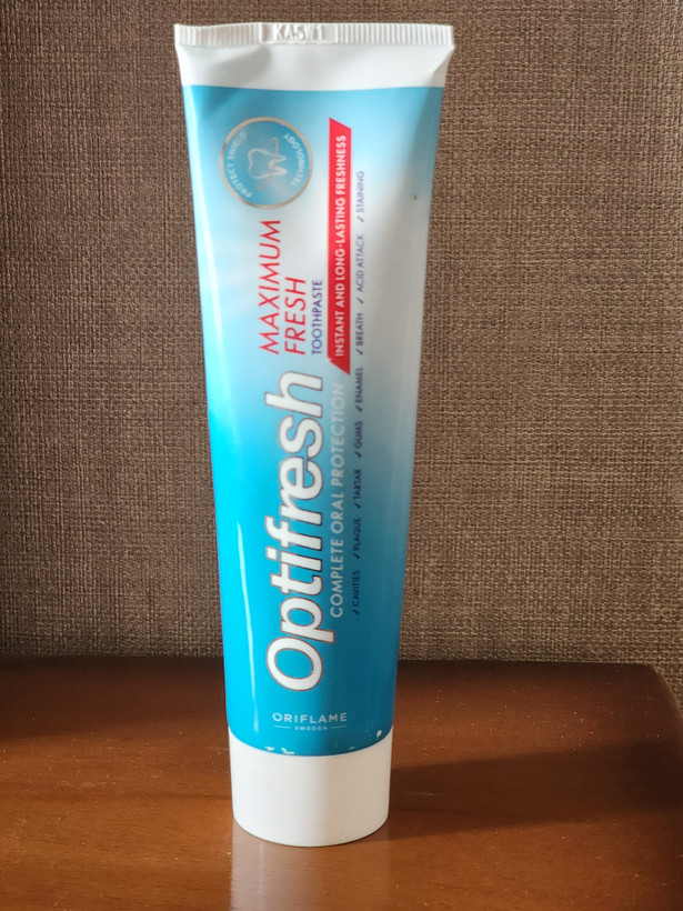 خمیردندان اپتی فرش اوریفلیم مدل ماکسیمم فرش حجم 100 میل Optifresh Maximum Fresh Toothpaste Oriflame کد محصول: 44952