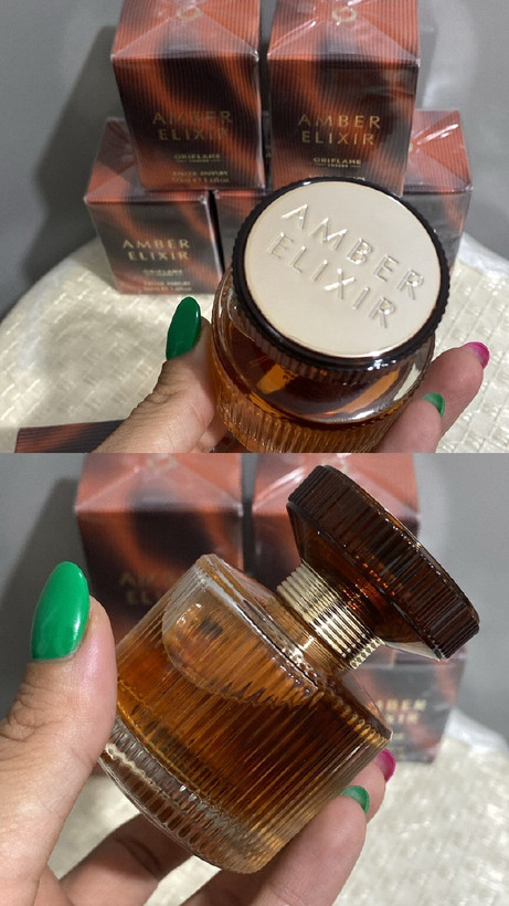 عطر امبر الکسیر زنانه برند اوریفلیم کد محصول ۴۲۴۹۵ حجم ۵۰ میل